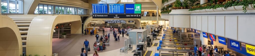 Orlando International Airport MCO Terminal Entry