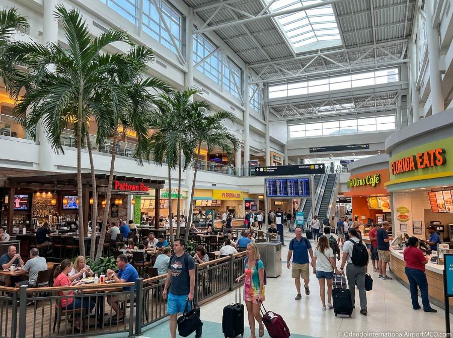 Dining Inside Orlando Airport